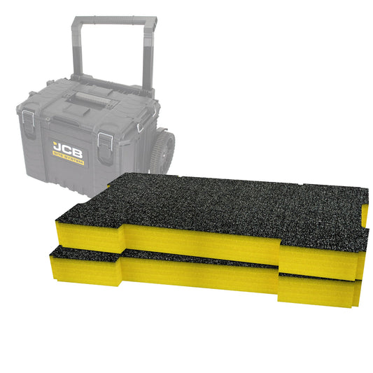JCB Site System Rolling Tool Storage Base Box Foam Inserts