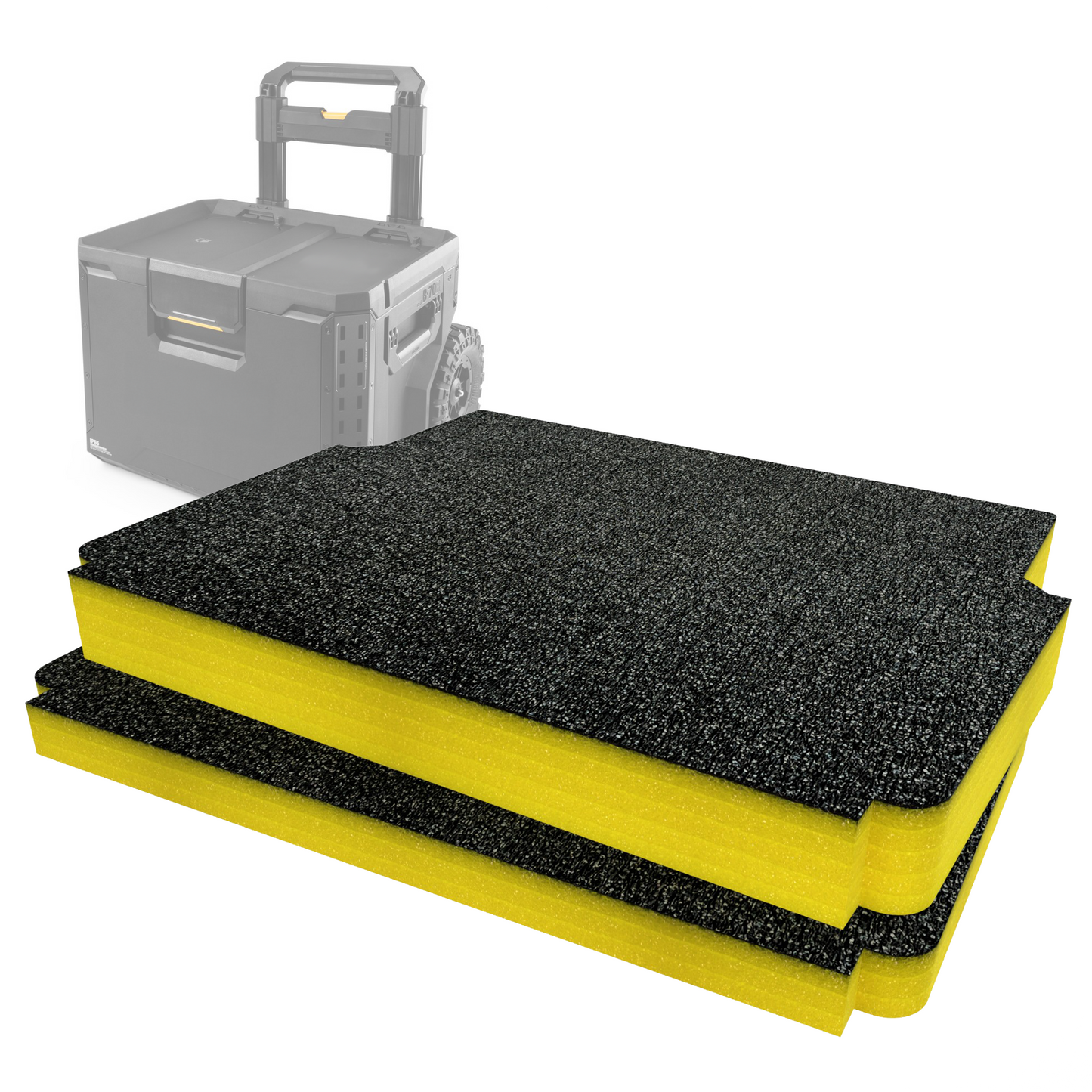Toughbuilt StackTech Rolling Tool Box Foam Inserts